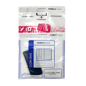 Kantong Plastik Segel Void Pengaman Bukti Rusak untuk Pemeriksaan Pemerintah, Kantong Pengemasan Keamanan, Kantong Bukti Tunai - Product Image 6