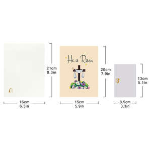 Tarjetas de Felicitación 3D Pop-up de Jesús Bebé, Regalos Cristianos para Baby Shower con Impresión UV y Barnizado Mate - Product Image 2