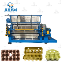 Machine automatique de mousse de polystyrène de récipient de nourriture de machine de plateau d'oeufs 6*8 pour l'application de carton remplissant des plateaux d'oeufs