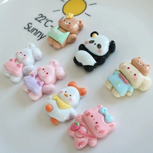 <span class=keywords><strong>Venta</strong></span> Caliente de Adornos de Resina con Forma de Animales de Dibujos Animados, Panda y <span class=keywords><strong>Patitos</strong></span> de Resina, para Decoración de Fundas de Teléfono - Product Image 4
