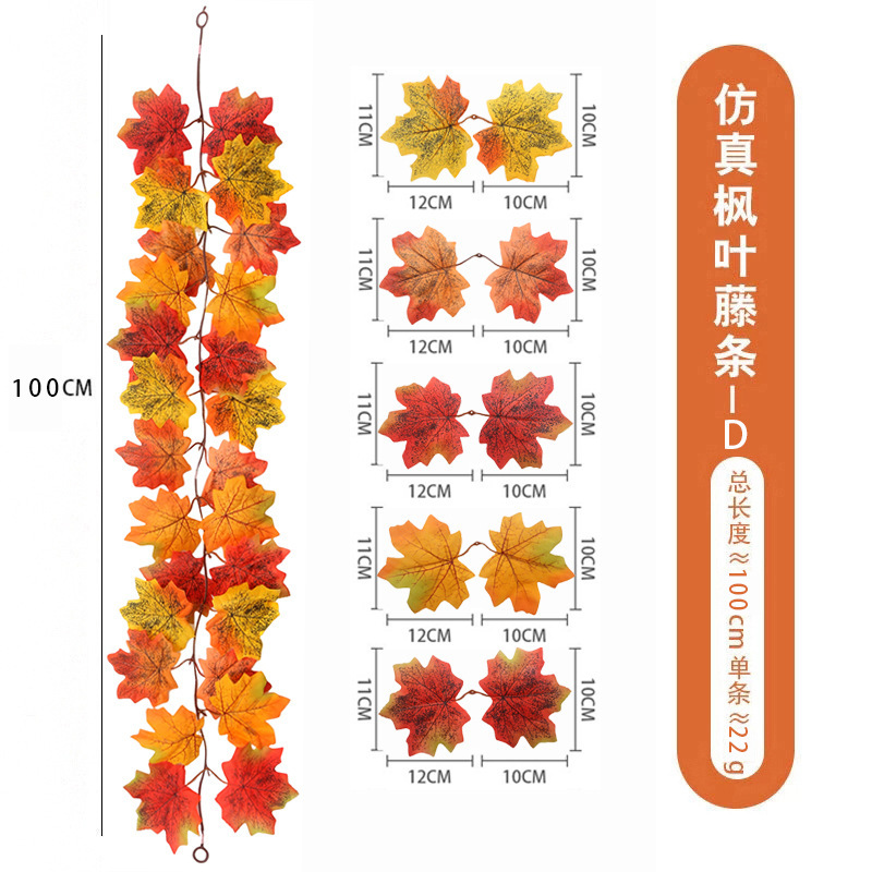 1M de vignes d'érable simulées - D