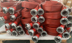 Tuyau d'incendie flexible TOWAY, longueur 30 m, diamètre 1-1/2" 2-1/2", raccords de tuyau d'incendie, valve d'hydrant, buse - pression 6 bar - 30 bar - Product Image 4