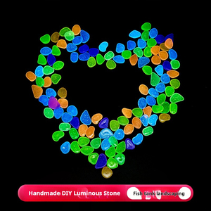 Decoración <span class=keywords><strong>de</strong></span> resina artificial para acuario, piedra fluorescente que brilla en la oscuridad, superbrillante y colorida, piedra luminosa para paisaje acuático - Product Image 3