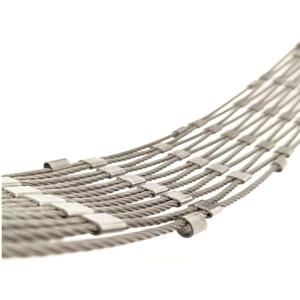 304 316 316l haute résistance câble métallique en acier inoxydable filet de maille pour volière <span class=keywords><strong>Zoo</strong></span> maille armure toile tissé traitement de coupe personnalisé - Product Image 3