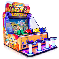 Console de jeu électronique pour enfants Wild-Thing Wipe-Out - Version humaine DC4 (Version tir 75) Console de jeu à pièces