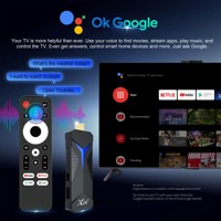 Harga Spesial September Premium 4K TV Stick dengan Remote Suara X96S600 2GB 16GB Allwinner H313 Gratis Ongkir Set-Top Box Ready Stock