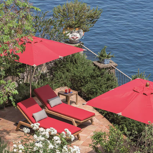 Chaise longue en bambou d'extérieur Parasol Villa Resort Hôtel Piscine Imperméable Protection solaire Cour Patio Chaise de plage - Product Image 2