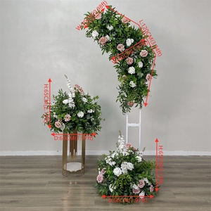 Decoración para Salón de Exposiciones, Flor para Fondo de Boda, Arreglo Floral para Mesa de Escenario, Bola de Flores Artificiales - Product Image 2