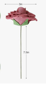 ดอกกุหลาบสีครีมทำจาก<span class=keywords><strong>โฟม</strong></span>สัมผัสนุ่มเหมือนจริง น้ำหนักเบา เหมาะสำหรับงานแต่งงาน วันแม่ ปีใหม่ และการตกแต่ง - Product Image 2