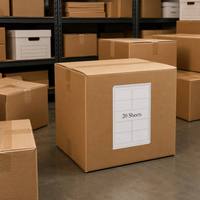 Etichette Adesive per Spedizioni ad Alta Aderenza, Adesivi con Codice a Barre per Corrieri, Etichette Autoadesive Impermeabili in Rotolo per Logistica
