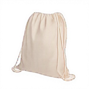 Bolsa de algodón ecológica personalizada de 8 oz, 100 % reciclable, con cordón, logotipo personalizado impreso, bolsa natural para embalaje de ropa, bolsa protectora contra el polvo. - Product Image 3