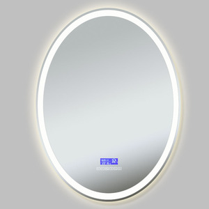 Fullkenlight hình bầu dục <span class=keywords><strong>Bluetooth</strong></span> âm nhạc Loa LED phòng tắm thông minh gương màn hình cảm ứng chiếu sáng phòng tắm gương - Product Image 3
