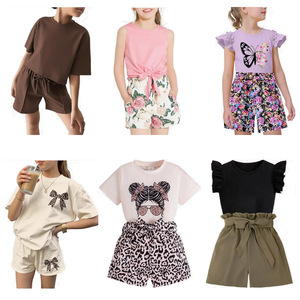 Nuevo Vestido Casual de Verano para Niños, Estilo Moderno, Venta Directa de Fábrica, Unisex, Material de Poliéster y Algodón, Tallas Variadas - Product Image 1