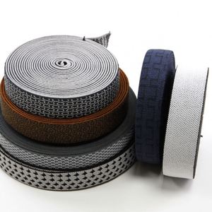 Wholesale Good Quality Jacquard Spandex Nylon <b>Elastic</b> Strap Polyester Webbing Custom Jacquard <b>Elastic</b> Band - Product Image 1