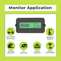 Moniteur de courant de batterie intelligent en temps réel EJ-FG05 pour trottinette électrique, vélo électrique, moto