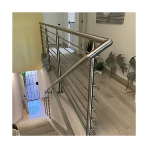 에이스 가정용 개별 롭 바 난간 저렴한 가격 높은 보안 울타리 스테인레스 스틸로드 바 계단 난간