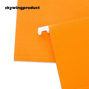 <span class=keywords><strong>Dossier</strong></span> à levier Skywingproduct Shanghai Factory, écologique, 70 % matériaux recyclés, couleur <span class=keywords><strong>kraft</strong></span> 16501, papier 200 g/m² - Product Image 4