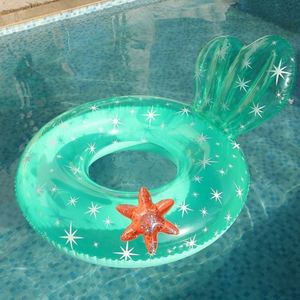 Adult <b>Inflatable</b> Pool Float with Handles Double Airbag Swim Ring for Summer Fun - Product Image 4