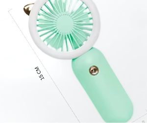 Nuevo mini ventilador de mano USB, mini ventilador portátil recargable, pequeño ventilador recargable - Product Image 2