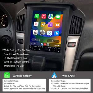 STWEI Android14 Tesla Écran autoradio GPS Navigation Multimédia pour Lexus RX300 Toyota Harrier 1998-2003 Carplay DSP RDS 4G - Product Image 6