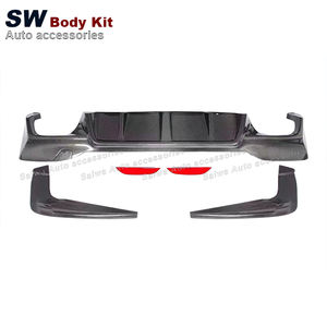 Diffusore posteriore in stile 3D in fibra di carbonio per <span class=keywords><strong>BMW</strong></span> <span class=keywords><strong>serie</strong></span> <span class=keywords><strong>5</strong></span> G30 G38 M5 F90 2021-2022 Spoiler diffusore separatore labbro paraurti posteriore a 4 porte - Product Image 6