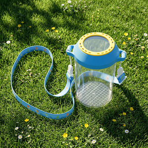 Insect Observation Jar For Children With Strap And Mesh Bottom Nature Exploration Toy 4-14 Years Old ABS Material YL-8185 - Product Image 1