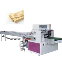 Machine d'emballage automatique Flow Pack pour nouilles sèches, pâtes séchées, aliments, scellage et emballage personnalisés pour les petites entreprises