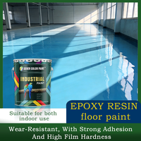 Revêtement époxy multi-couleurs haute performance sept couleurs, personnalisable, pour la rénovation des sols en ciment, revêtement liquide pour sols par pulvérisation