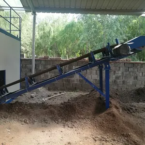 Compostos de fermentação de manure de vaca, máquina para fabricação de fertilizante orgânico
