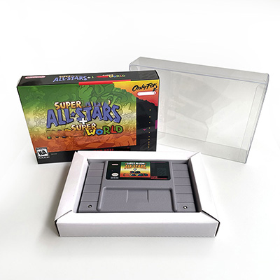 Super Mario All-Stars Super Mario World en caja con cartucho