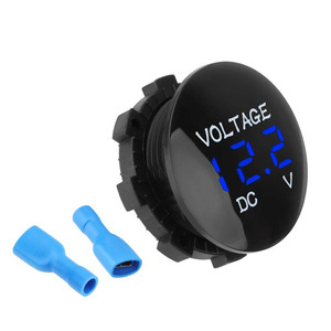 Xe thuyền kỹ thuật số điện áp Meter 12V/24V/36V màu xanh LED hiển thị không thấm nước pin đo Màn hình chỉ số - Product Image 1