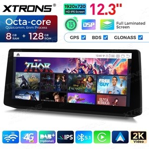 XTRONS 12,3 pulgadas para BMW 5 Series E60/E61/M5 CIC sistema Octa Core 8 + 128 coche estéreo 4G incorporado <span class=keywords><strong>CP</strong></span> AA REPRODUCTOR DE CD Original - Product Image 5