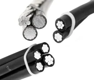 ABC CAAI-S 3x50 ASTM B LV bao phủ dòng AL + GSW xlpe dịch vụ Cáp thả 3 lõi pha + trung tính mà không cần chiếu sáng eescable - Product Image 5