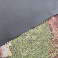 Tissu Oxford imprimé numérique 100% polyester personnalisé avec revêtement noir 150D résistant aux déchirures et imperméable pour tentes de chasse en plein air