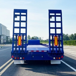 รถพ่วงพื้นเรียบแบบ 3 เพลาอเนกประสงค์ <span class=keywords><strong>ราคา</strong></span>โรงงาน รถพ่วงบรรทุกแบบควบคุมระยะไกล - Product Image 6