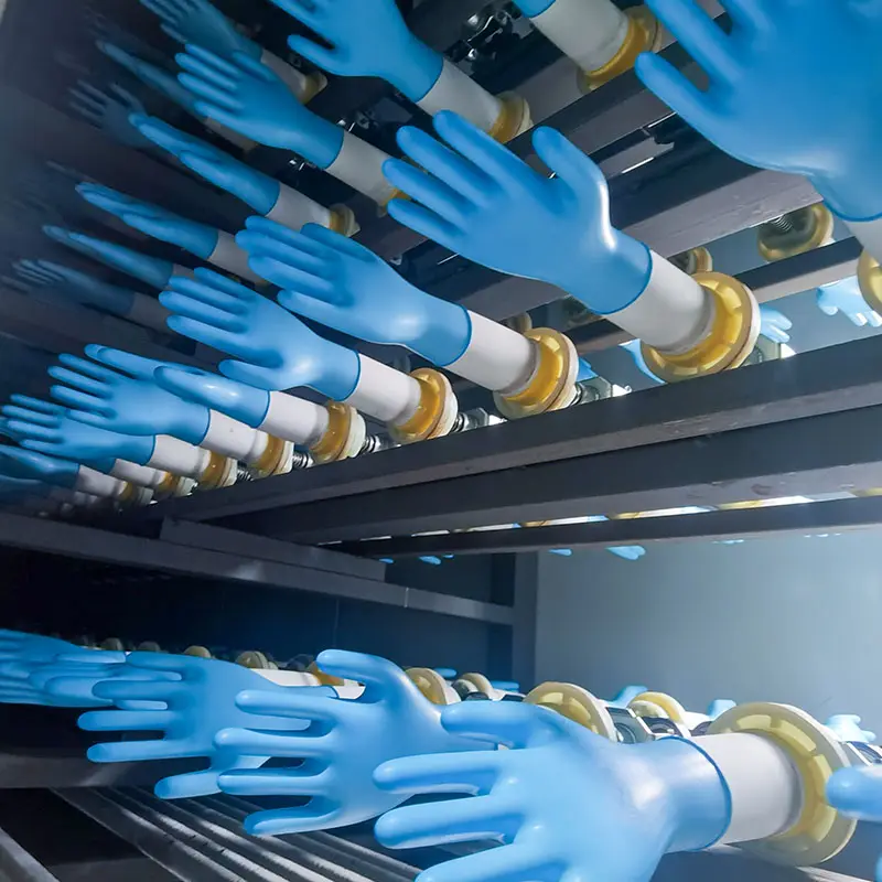 Máquinas de guantes de látex quirúrgicos estériles desechables para hacer guantes de nitrilo, máquina para hacer Guantes Recubiertos, línea de producción