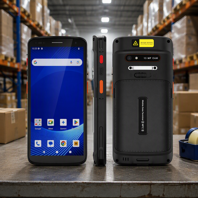 6 Inch FHD IP67 Rugged PDA Android 15 NFC Industrial Handheld Terminal 2D Barcode Scanner for Warehouse Logistics Inventory