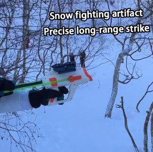 Pistolet à boules <span class=keywords><strong>de</strong></span> <span class=keywords><strong>neige</strong></span> d'extérieur - Lanceur <span class=keywords><strong>de</strong></span> boules <span class=keywords><strong>de</strong></span> <span class=keywords><strong>neige</strong></span> pour les combats interactifs et le plaisir <span class=keywords><strong>de</strong></span> Noël - Product Image 3