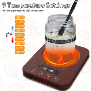 Réchauffe-tasse électrique personnalisable avec panneau chauffant en graphène, 5 réglages de température, arrêt automatique, design moderne, pratique - Product Image 2