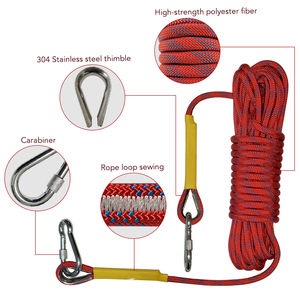 <span class=keywords><strong>Cuerda</strong></span> de Seguridad Trenzada de Poliéster Suave de Alta Resistencia de 10 mm para <span class=keywords><strong>Escalada</strong></span> en Exteriores, 10 m (32 pies) - Product Image 2
