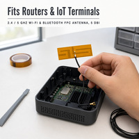 Antenne WiFi double bande 2.4G 5G 5dBi FPC interne IPEX1 IPEX4 à souder 32x10x0.3mm pour routeur Bluetooth module IoT