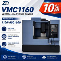 Centro de Mecanizado Vertical CNC de 3 Ejes VMC1160, Máquina Fresadora de Metal con Cambiador Automático de Herramientas para Procesamiento de Moldes, Sistema GSK