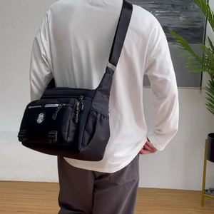 Men's Crossbody Bag Nylon Large Capacity Chest Shoulder Bag Everyday Outfits Travel Sports Use - Product Image 3