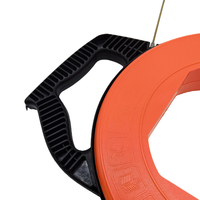 Tire-fil électrique rétractable en acier de haute qualité 25M 30M avec bobine et coque ABS pour câbles et fils