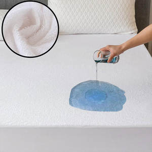 Sábana impermeable para cama, toalla gruesa, tela suave y absorbente, capa inferior de TPU, Funda de colchón para el hogar totalmente impermeable - Product Image 2