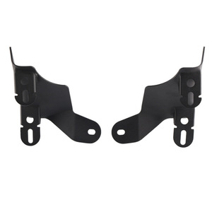 Soporte de plástico para dos luces en el pilar A del Jeep JL, para iluminación todoterreno, modelos 2017-2022 - Product Image 2