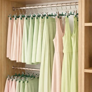 Cintres à pinces pour pantalons, jupes et shorts, pour femmes, lot <span class=keywords><strong>de</strong></span> 30, 12 pouces, réglables, robustes, en acier inoxydable, antidérapants, gain <span class=keywords><strong>de</strong></span> <span class=keywords><strong>place</strong></span>, pour salon - Product Image 6