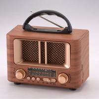 IS-R606 yeni retro masaüstü kablosuz radyo vintage FM AM SW çok bantlı ahşap kutular BT USB TF müzik çalar
