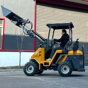 รถตักล้อยางขับเคลื่อน 4 ล้อ ขนาด 1200 กก. ขายดี รถตักขนาดเล็ก 800 กก. แบบไฮดรอลิกยืดหดได้ พร้อม EPA/CE - Product Image 1