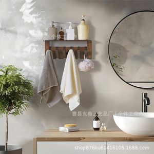 Piano Key Style Wall Mounted <b>Clothes</b> <b>Rack</b> 2 Tier Entryway Bedroom Coat <b>Rack</b> Eco Friendly Clothing Organizer - Product Image 4